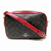 Coach Pre-owned Pre-owned Tyg axelremsvskor Brown, Dam