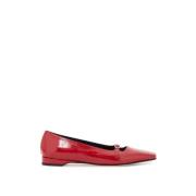 Carel Emilie Ballerina Skor Red, Dam