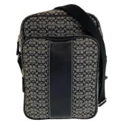 Coach Pre-owned Pre-owned Canvas axelremsvskor Black, Dam