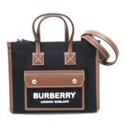 Burberry Vintage Pre-owned Laeder axelremsvskor Black, Dam