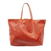 Goyard Vintage Pre-owned Laeder totevskor Orange, Dam