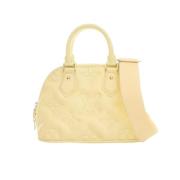 Louis Vuitton Vintage Pre-owned Laeder handvskor Yellow, Dam