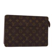 Louis Vuitton Vintage Pre-owned Canvas kuvertvskor Brown, Dam