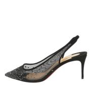 Christian Louboutin Pre-owned Pre-owned Mesh klackskor Black, Dam