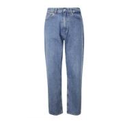 Our Legacy Straight Cotton Jeans för Män Blue, Herr