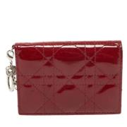 Dior Vintage Pre-owned Laeder plnbcker Red, Dam