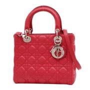 Dior Vintage Pre-owned Laeder dior-vskor Red, Dam