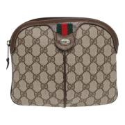 Gucci Vintage Pre-owned Canvas gucci-vskor Beige, Dam