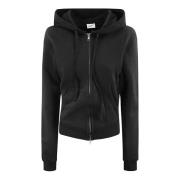 Vaquera Twisted Rose Hoodie Sweatshirt Kvinnor Black, Dam