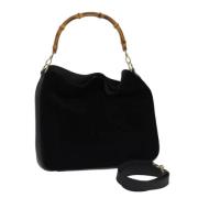 Gucci Vintage Pre-owned Mocka handvskor Black, Dam