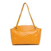 Goyard Vintage Pre-owned Tyg axelremsvskor Yellow, Dam