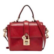 Dolce & Gabbana Pre-owned Pre-owned Laeder handvskor Red, Dam