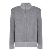 Lardini Grå Stickat Aw24 Gray, Herr