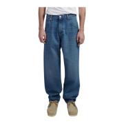 Edwin Straight Jeans Blue, Herr