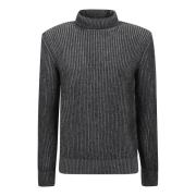 Tagliatore Herrkläder Sweatshirts Grigio Silver Aw24 Gray, Herr