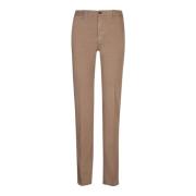 Incotex Beige Slim Fit Bomullsbyxor Beige, Herr