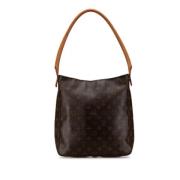 Louis Vuitton Vintage Pre-owned Canvas handvskor Brown, Dam