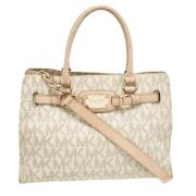 Michael Kors Pre-owned Pre-owned Laeder totevskor Beige, Dam