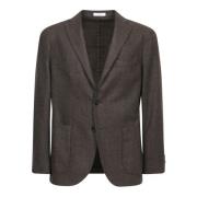 Boglioli Brun Blazer för Män Aw24 Brown, Herr