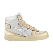 Diadora Använda Wit/Metallic Sneakers White, Dam