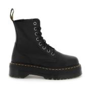 Dr. Martens Kornat Pisa läder Combat Boots Black, Dam