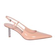 Givenchy Beige Högklackade Slingback Pumps Pink, Dam