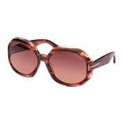 Tom Ford Stiliga solglasögon Ft1011 Brown, Dam