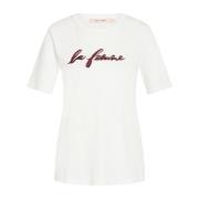 RUE de Femme Natacha T-shirt Off White White, Dam