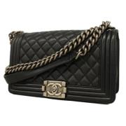 Chanel Vintage Pre-owned Laeder chanel-vskor Black, Dam