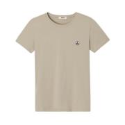 Jott Ekologisk Bomull Bas T-shirt - Beige Beige, Herr