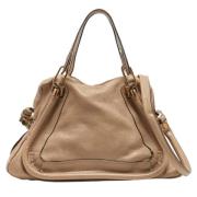 Chloé Pre-owned Pre-owned Laeder axelremsvskor Beige, Dam