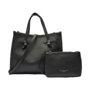 Gianni Chiarini Elegant läderväska Marcella Club Black, Dam