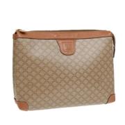 Celine Vintage Pre-owned Canvas kuvertvskor Beige, Dam