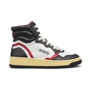 Autry Vintage höga sneakers Black, Dam