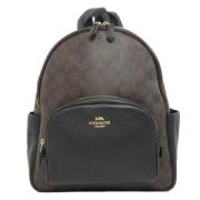 Coach Pre-owned Pre-owned Tyg ryggsckar Brown, Dam