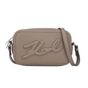 Karl Lagerfeld Crossbody Gray, Dam