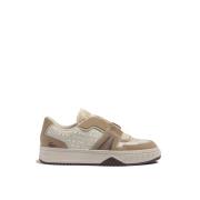 Lacoste Handgjorda Sneakers Off White/Light Grey Beige, Dam