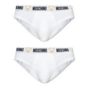 Moschino Tvåpack kalsonger White, Herr