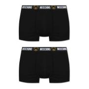 Moschino Tvåpack boxershorts Black, Herr