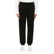 Stone Island Svart Felpa Sweatpants Urban Stil Black, Herr