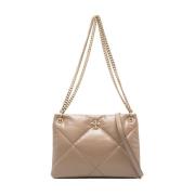 Tory Burch Diamantquiltad Nappa Läder Axelväska Pink, Dam