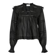 Neo Noir Blouses Black, Dam