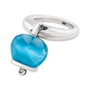 Chantecler Anello Et Voilà Campanelle Argento Blue, Dam