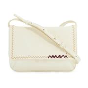 Marni Rektangulär Flap Trunk Axelväska White, Dam