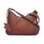 Stella McCartney Vegan Logo Axelväska Brown, Dam