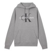 Calvin Klein Jeans Hoodies Gray, Herr