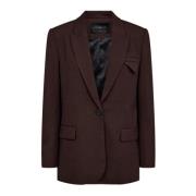 Copenhagen Muse Kaffe Bön Blazer Cmtailor-Ja Stil Brown, Dam