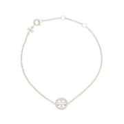 Tory Burch Swarovski Crystal Pavé Kedjearmband Gray, Dam