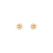 Tory Burch Ikoniska Miller Pavé Stud Örhängen Yellow, Dam