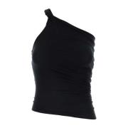 Gimaguas Stretch viskos tanktopp med Fiocco Black, Dam